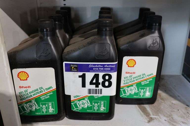 11 - 946 ML SHELL 2 CYCLE ENGINE OIL - FULL