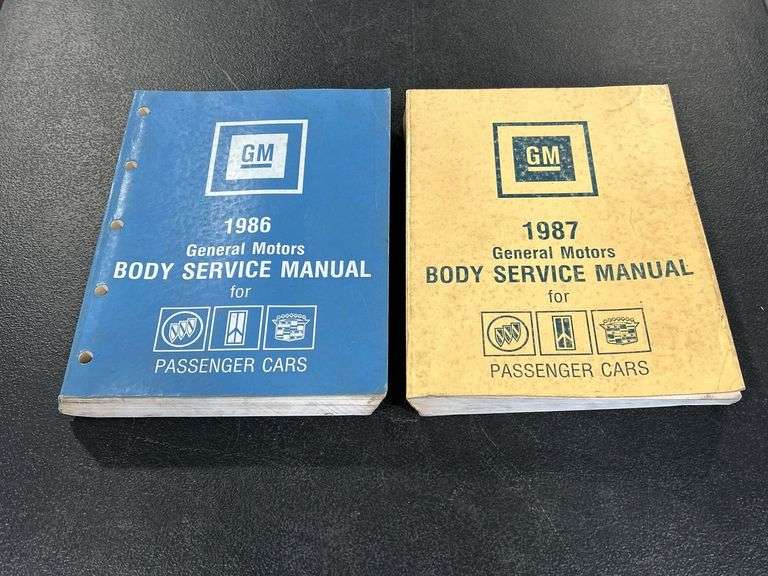 1986 & 1987 GM BODY SERVICE MANUALS