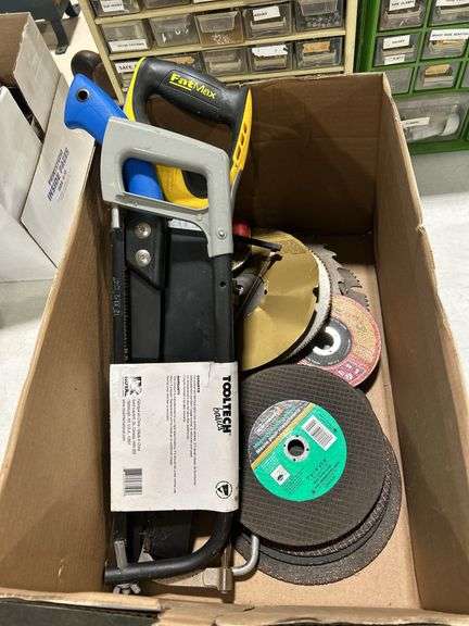 HAND SAWS, SAW BLADES, CUT OFF WHEELS ETC