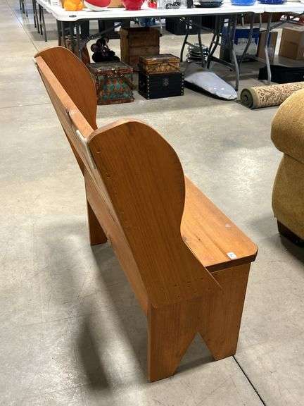 WOODEN BENCH - 32"X19"X33"