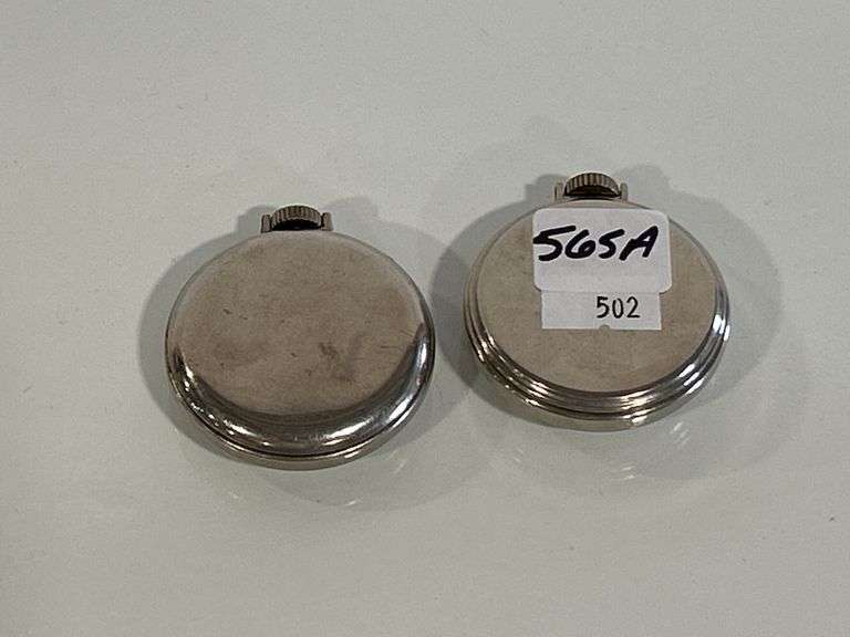 2 WESTCLOX POCKET BEN POCKET WATCHES - NOT WORKING
