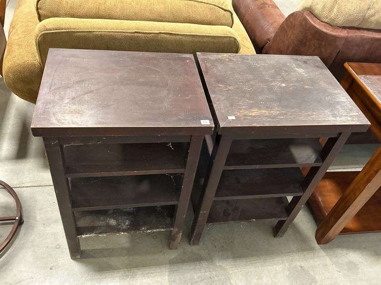 TWO LAMP TABLES - 20"X16"X31"