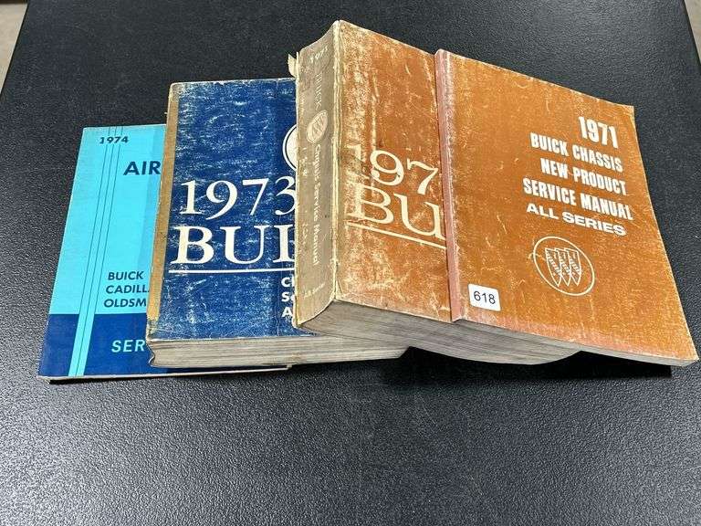 2 - 1971, 1 - 1973 & 1 -1974 BUICK SERVICE MANUALS