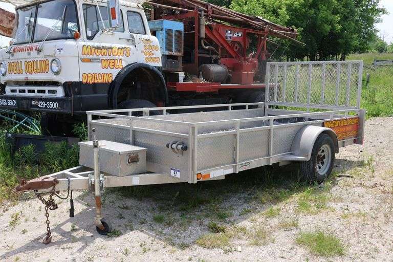 2017 MILLROAD 6'X12' SINGLE AXLE LADSCAPE TRAILER