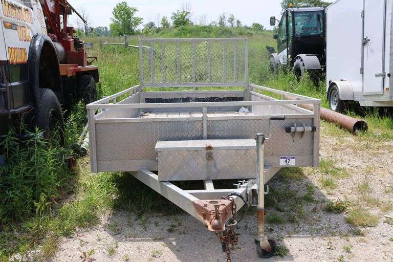 2017 MILLROAD 6'X12' SINGLE AXLE LADSCAPE TRAILER