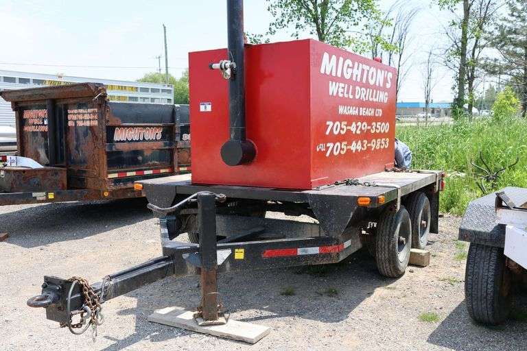 2009 HOMEBUILT TANDEM AXLE WATER TRAILER