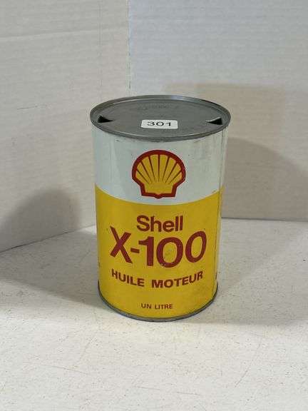 SHELL X-100 MOTOR OIL LITRE CAN
