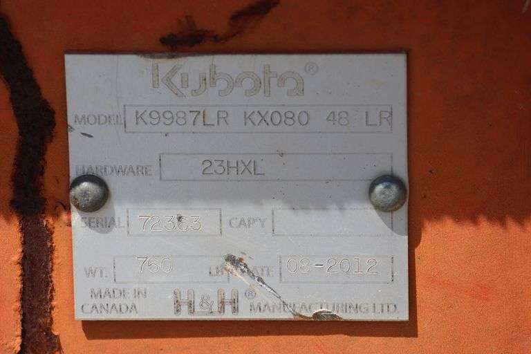 KUBOTA 48" ROOT RAKE