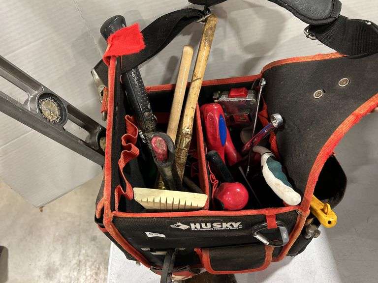 HUSKY SOFT TOOL POUCH WITH CONTENTS