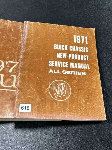 2 - 1971, 1 - 1973 & 1 -1974 BUICK SERVICE MANUALS