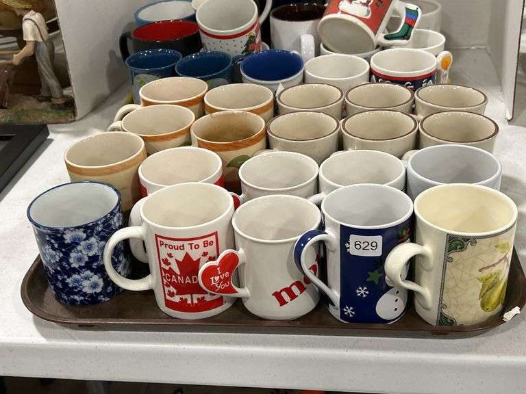 LARGE GROUP OF MUGS