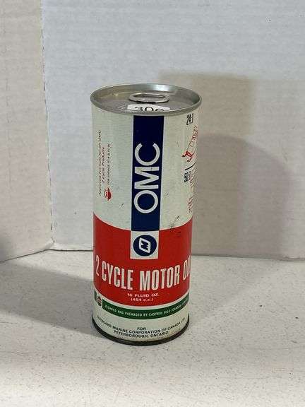 OMC 2 CYCLE MOTOR OIL 16 OZ. CAN - FULL