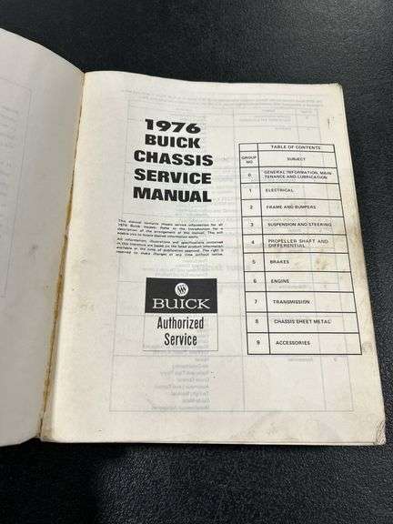 1976 & 2 - 1977 BUICK SERIVCE MANUALS