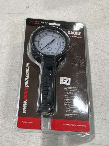 NEW JAMEC PEM DIAL GAUGE TIRE INFLATOR
