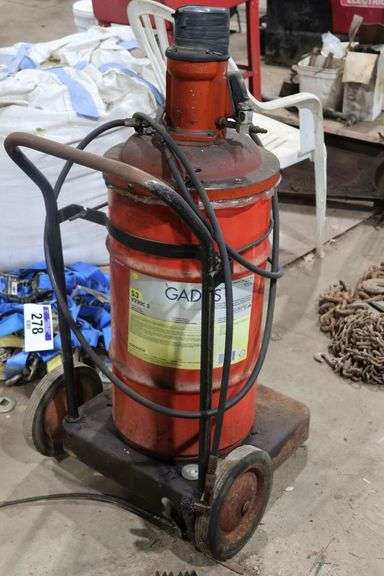 EXTREME PRESSURE GREASE BARREL WITH CART