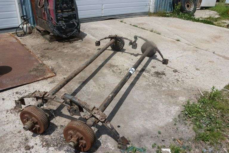 2 - 3500 LB AXLES