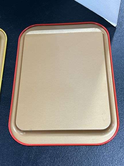 3 COCA COLA METAL SERVING TRAYS