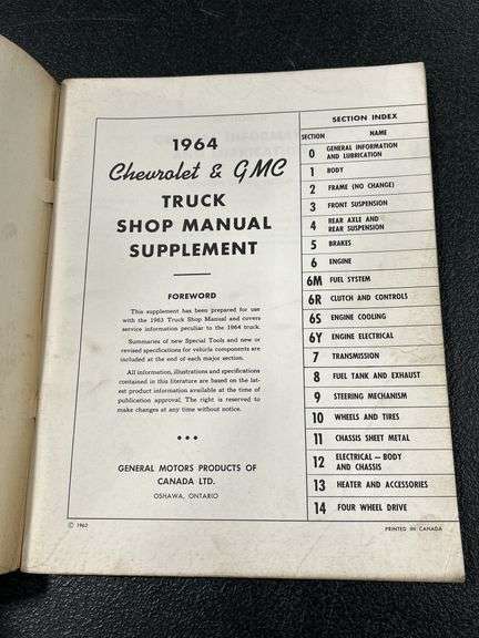 5 - 1964 BUICK SERVICE MANUALS
