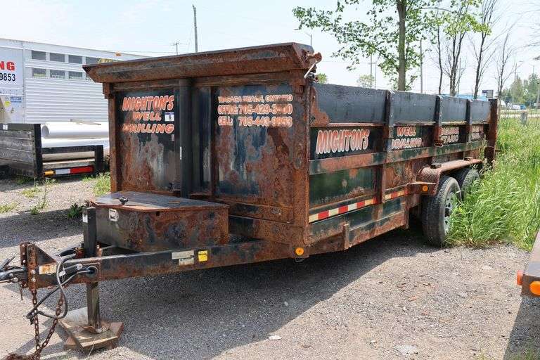 2018 QUALITY 7'X12' TANDEM AXLE DUMP TRAILER