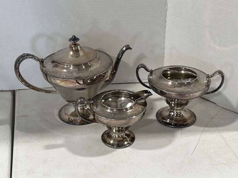 SILVERPLATE TEA SET