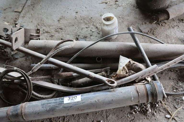 WELL DRILLING PIPES, FITTINGS, PARTS, CHAIN ETC