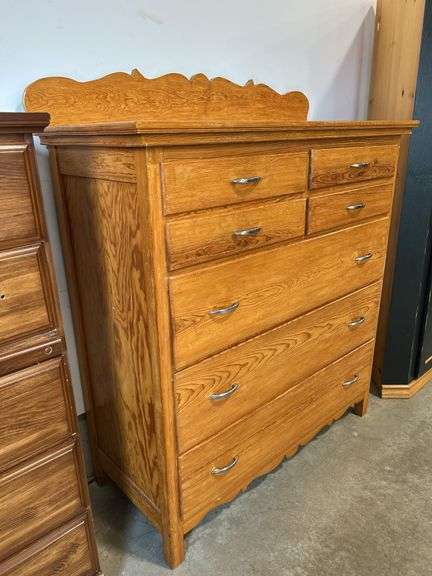 PINE CHEST OF DRAWERS - 46"X20"X55"