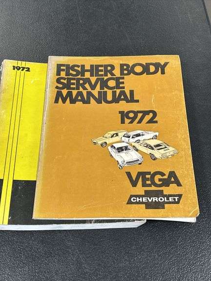 2-1972 & 3-1973 CHEVROLET FISHER BODY SERVICE MANUALS