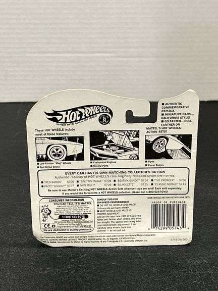 HOT WHEELS 25TH ANNIVERSARY REDLINE CAR