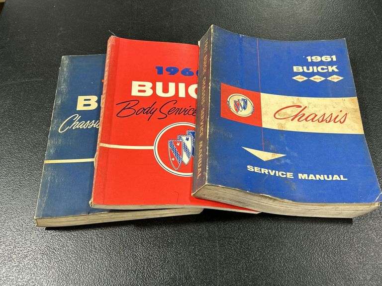 2 - 1960 & 1 - 1961 BUICK SERVICE MANUALS