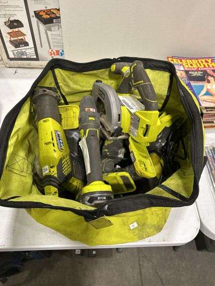 LOT OF RYOBI 18 VOLT CORDLESS POWER TOOLS