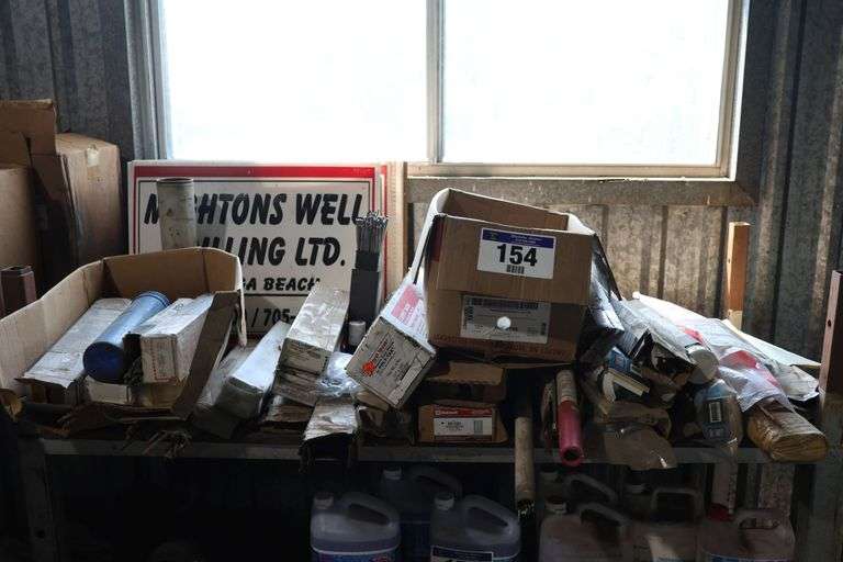 ASSORTED WELDING STICK ELECTRODES & BRAKE PADS