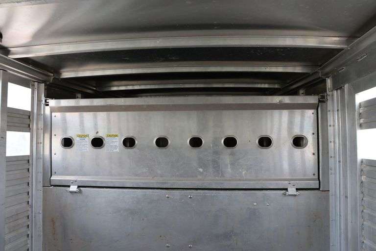 2008 EBY 20' ALUMINUM 5TH WHEEL STOCK TRAILER