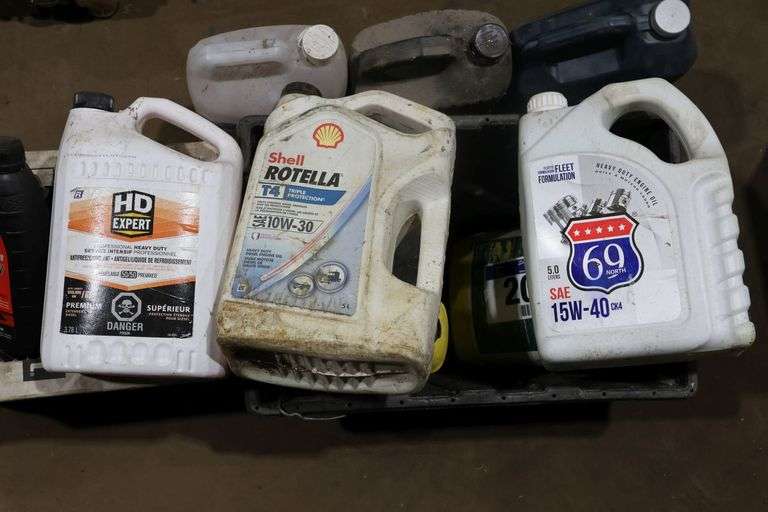 ASSORTED OILS & LUBRICANTS