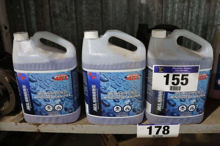 WINDSHIELD WASHER FLUID, PLUMBING ANTI-FREEZE, BUG WASH, ANTIGEL ETC.