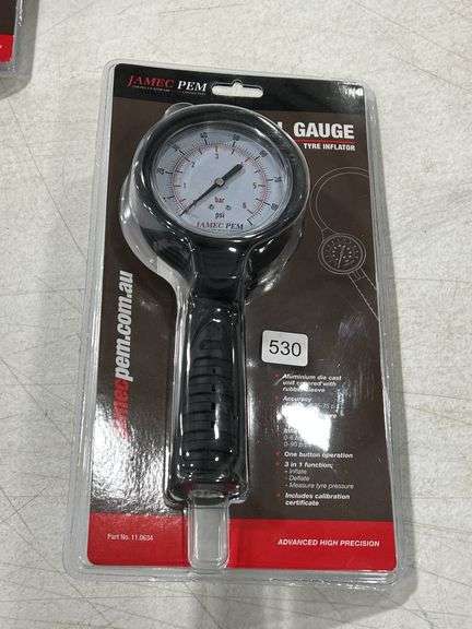 NEW JAMEC PEM DIAL GAUGE TIRE INFLATOR