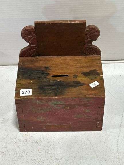 WOODEN COLLECTION BOX