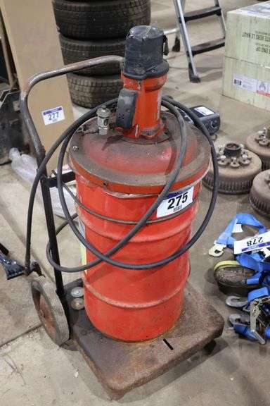 EXTREME PRESSURE GREASE BARREL WITH CART