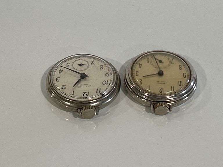 2 WESTCLOX POCKET BEN POCKET WATCHES - NOT WORKING