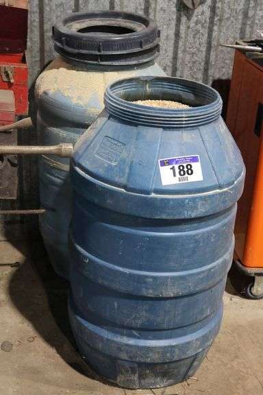 2 BARRELS OF WOOD SHAVINGS