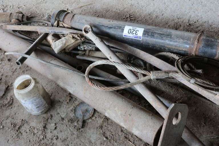 WELL DRILLING PIPES, FITTINGS, PARTS, CHAIN ETC