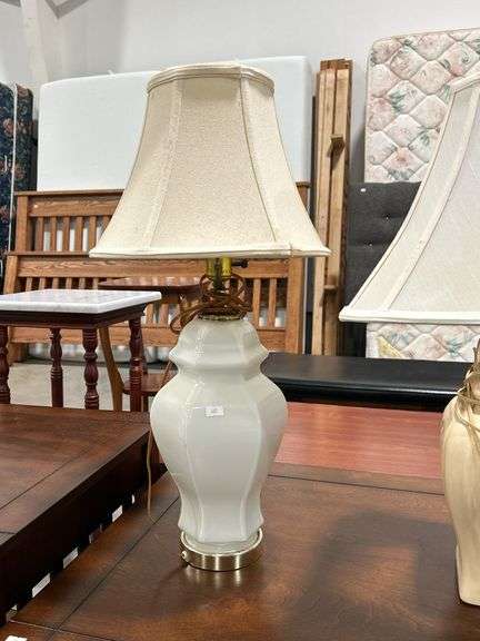 THREE TABLE LAMPS