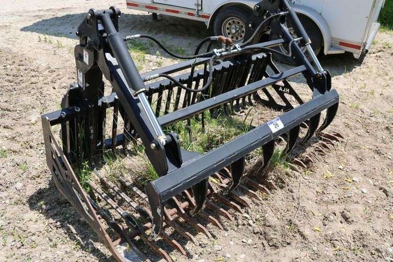 HLA 86" SKELETON BUCKET WITH GRAPPLE