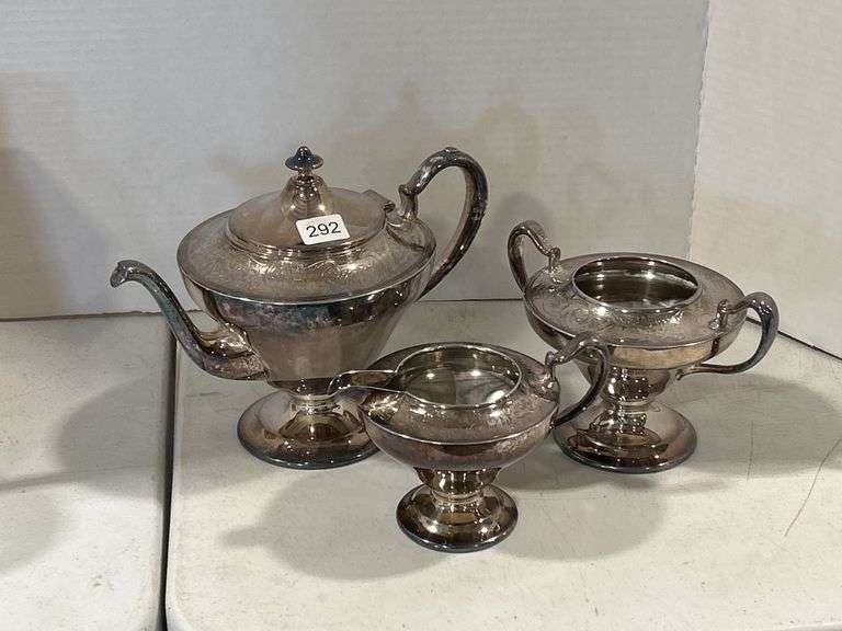 SILVERPLATE TEA SET