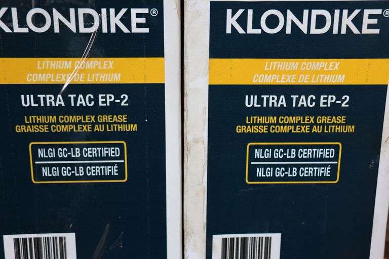 20 - 14 OZ. KLONDIKE ULTRA TAC EP-2 LITHIUM COMPLEX GREASE - NEW IN BOX