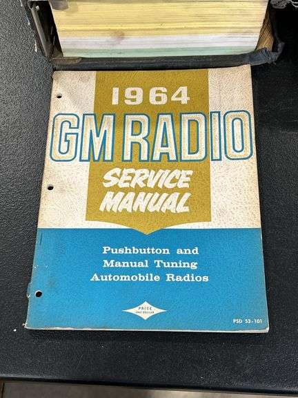 1964 & 1965 GM PARTS CATALOGUES & 1964 GM RADIO SERVICE MANUALS