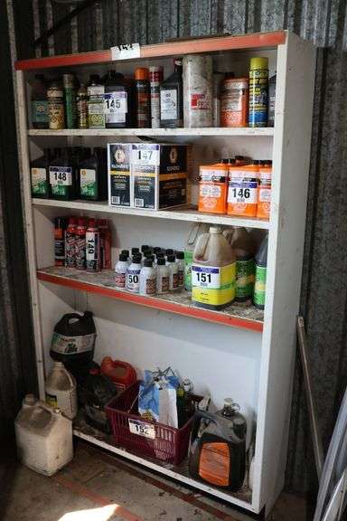 METAL SHELF UNIT - CONTENTS NOT INCLUDED