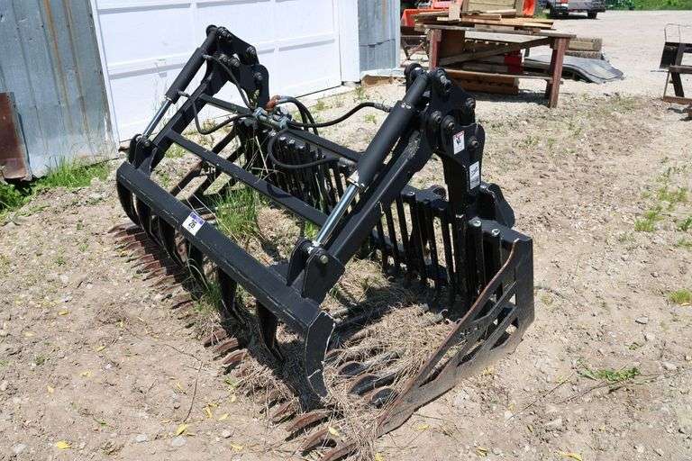 HLA 86" SKELETON BUCKET WITH GRAPPLE