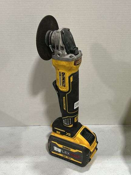 DEWALT 60 VOLT CORDLESS GRINDER WITH BATTERY - NO CHARGER