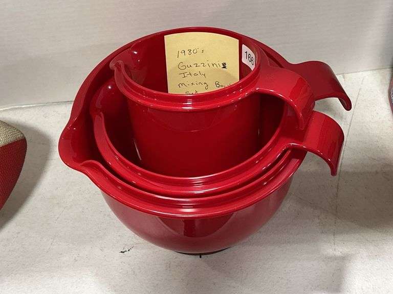 GUZZINI MIXING BOWL SET - MADE IN ITALY