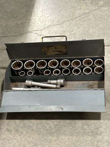 JET TOOL SOCKET SET - NOT COMPLETE